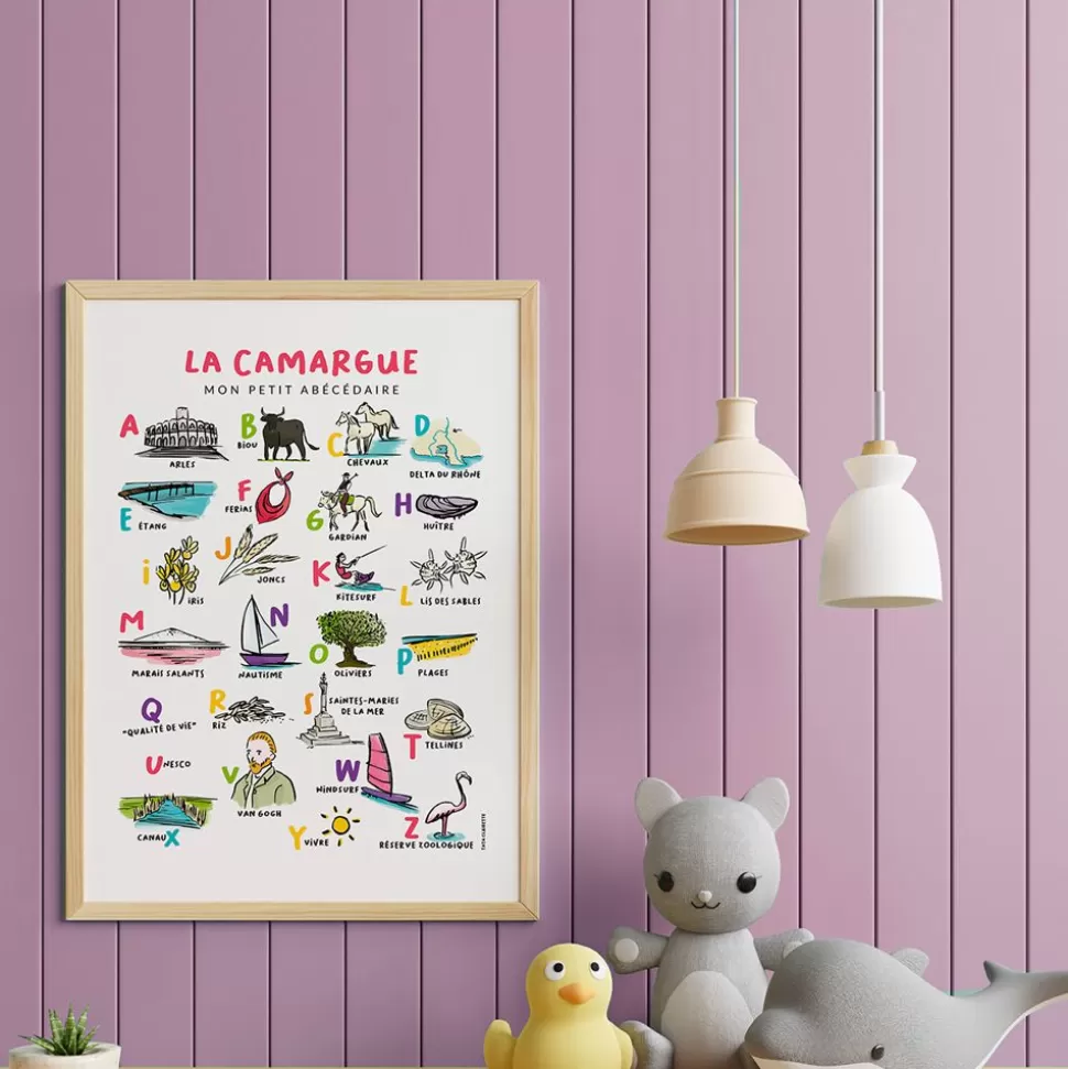 Affiche Abecedaire Camargue | Tata Clairette Clearance