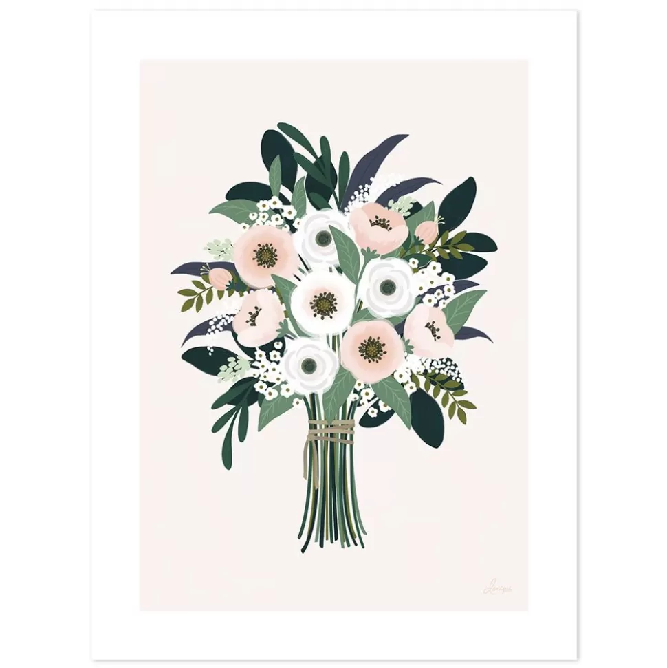 Affiche Un Si Joli Bouquet | Lilipinso Sale