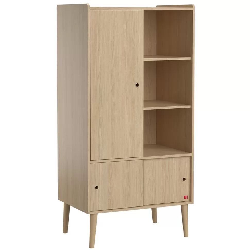 Armoire 1 Porte Retro - Chene | Vox Meubles Cheap