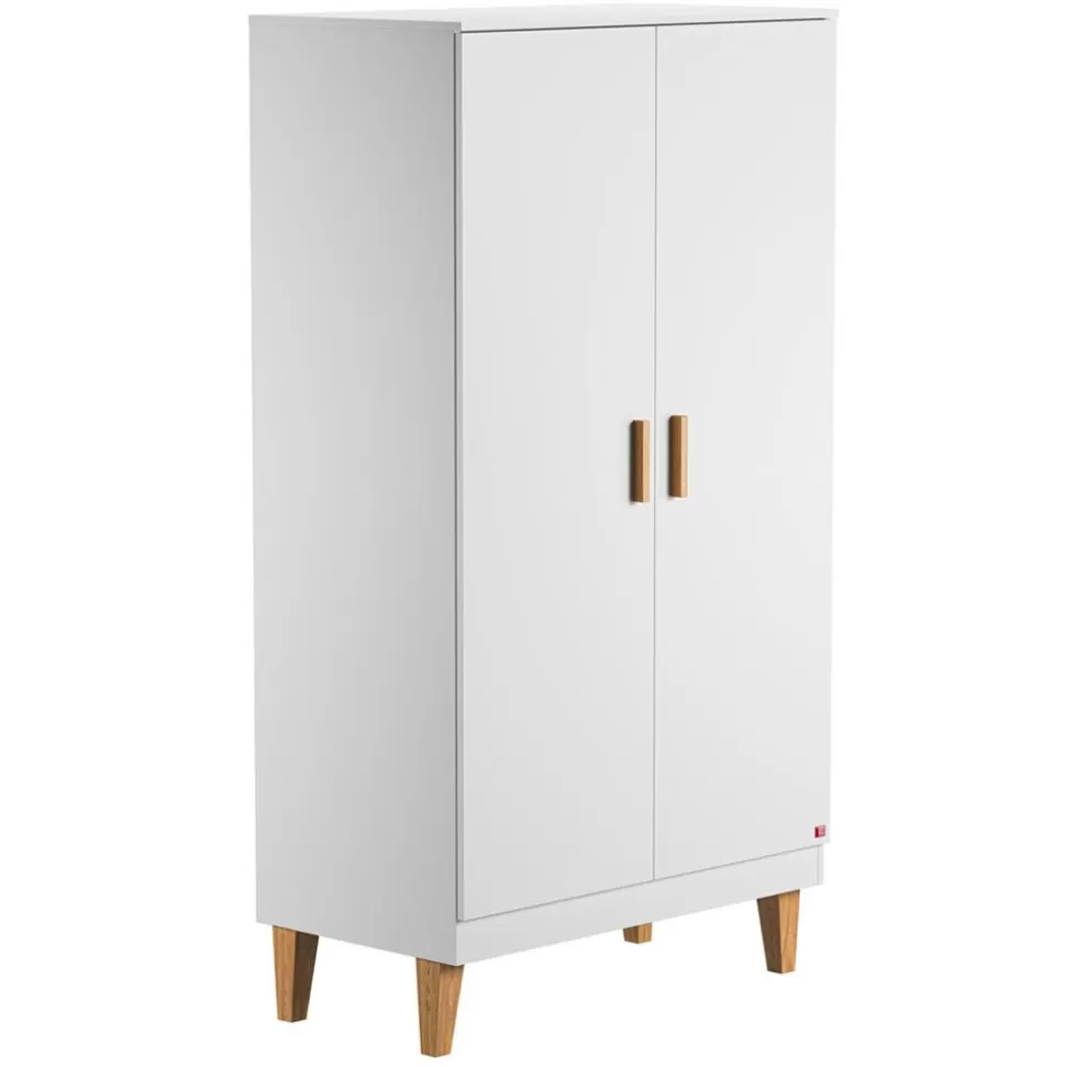 Armoire 2 Portes Lounge - Blanc | Vox Meubles Cheap