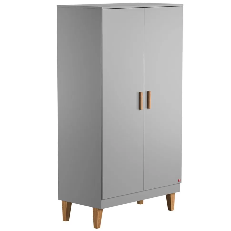 Armoire 2 Portes Lounge - Gris | Vox Meubles Hot