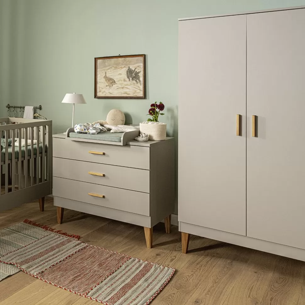 Armoire 2 Portes Lounge - Gris | Vox Meubles Hot