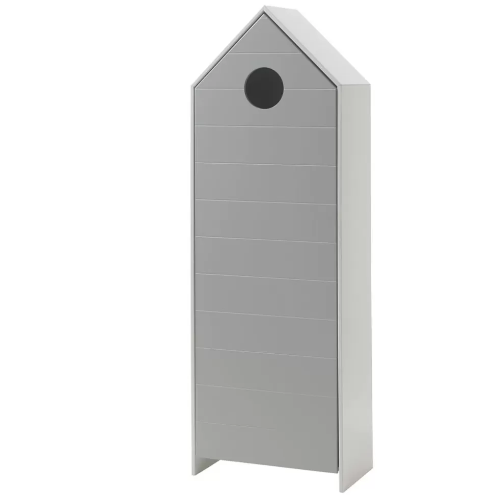 Armoire Casami 1 Porte - Gris | VIPACK Outlet