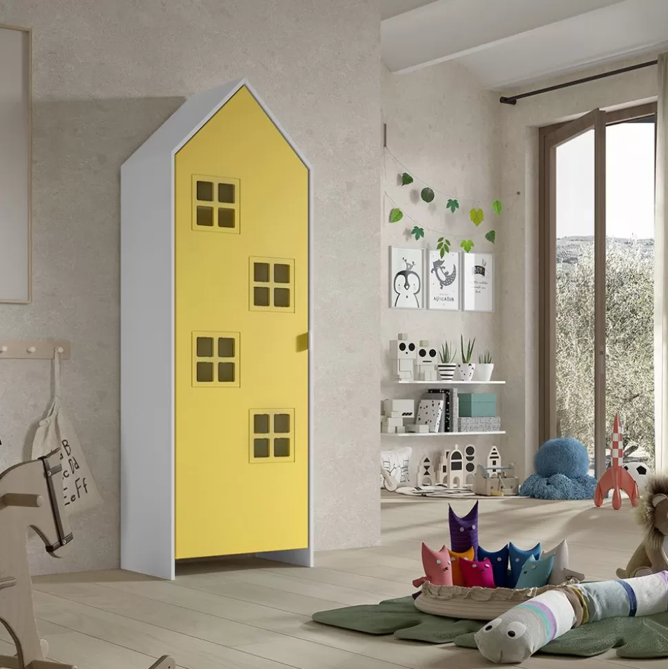 Armoire Casami Bruges 1 Porte - More Yellow | VIPACK Best Sale