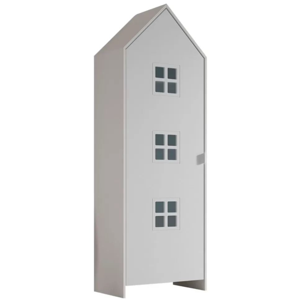 Armoire Casami Bruges 1 Porte - White | VIPACK Discount