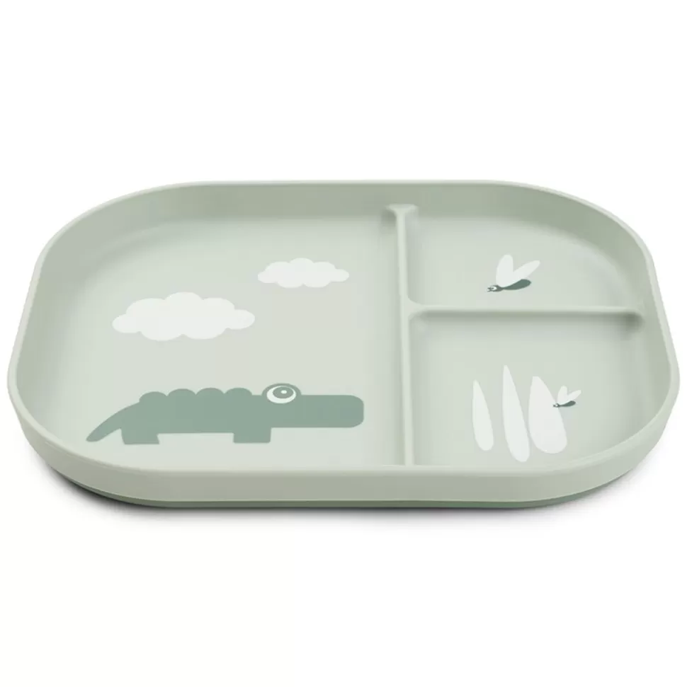 Assiette Plateau Foodie - Happy Clouds Vert | Done by Deer Best Sale