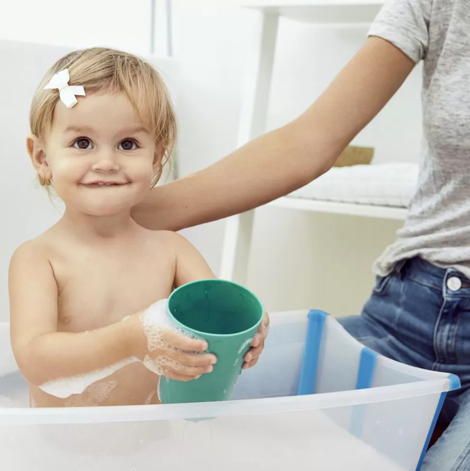 Baignoire Pliable Flexi Bath - Bleu Transparent | Stokke Store