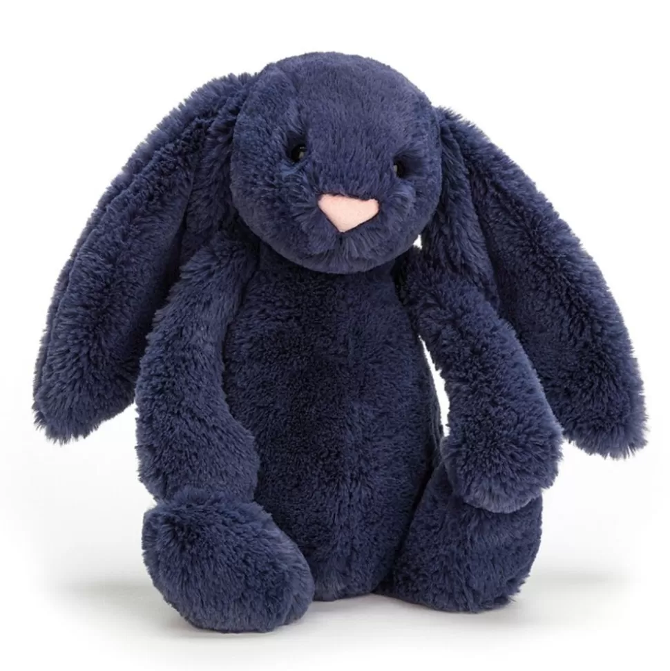 Bashful Navy Bunny - Medium | Jellycat Clearance