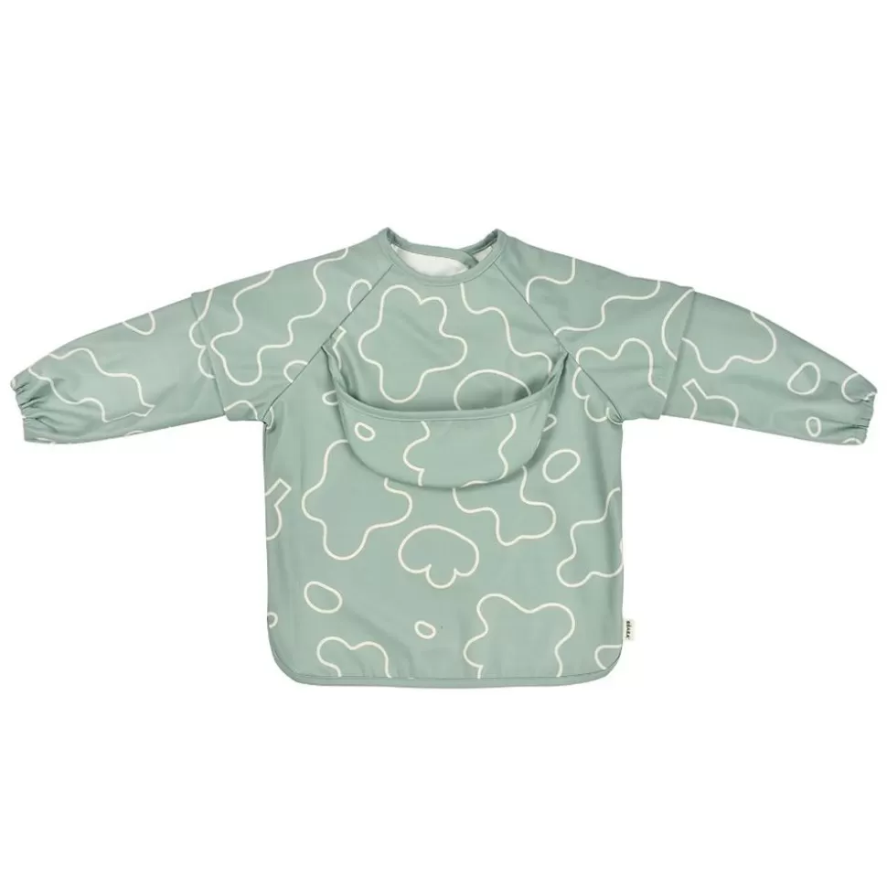 Bavoir A Manches Evolutif 2-En-1 - Sage Green | BÉABA Flash Sale