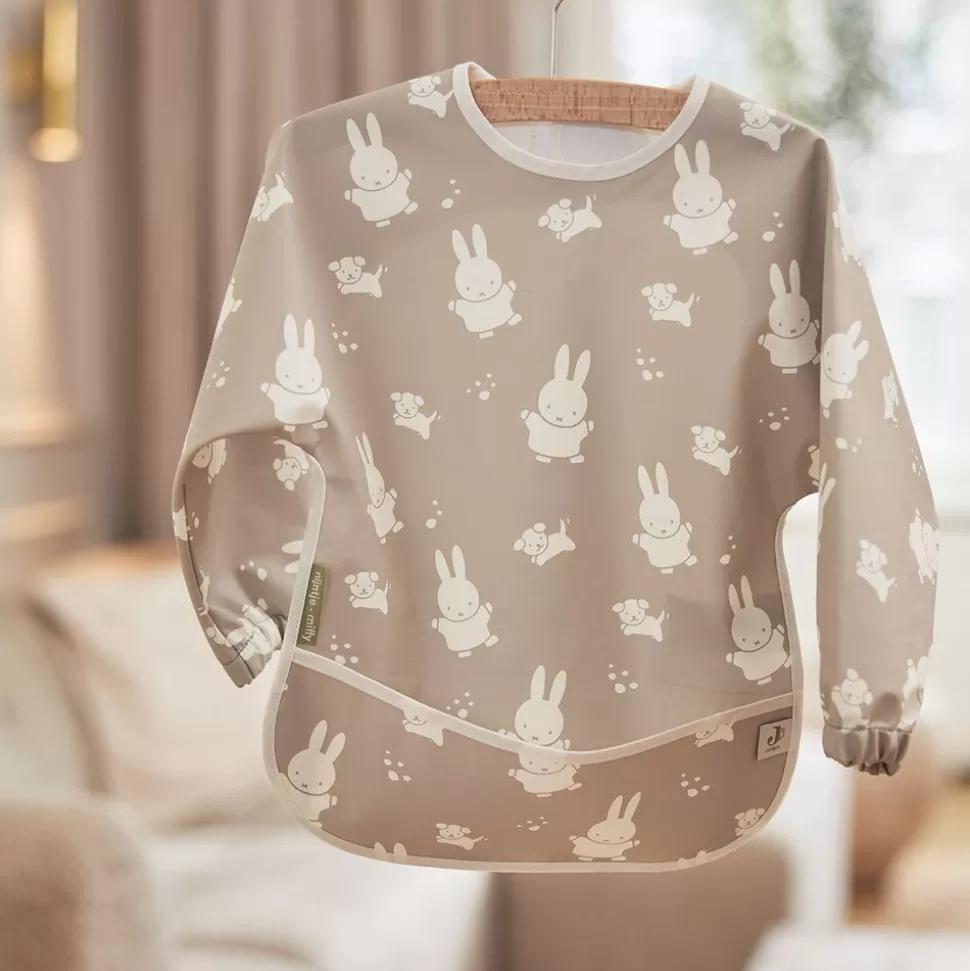 Bavoir Avec Manches Happy Miffy - Olive Green | Jollein Online