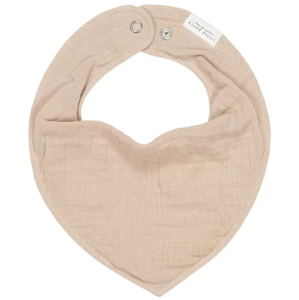 Bavoir Bandana Newborn Naturals - Beige | Little Dutch Sale