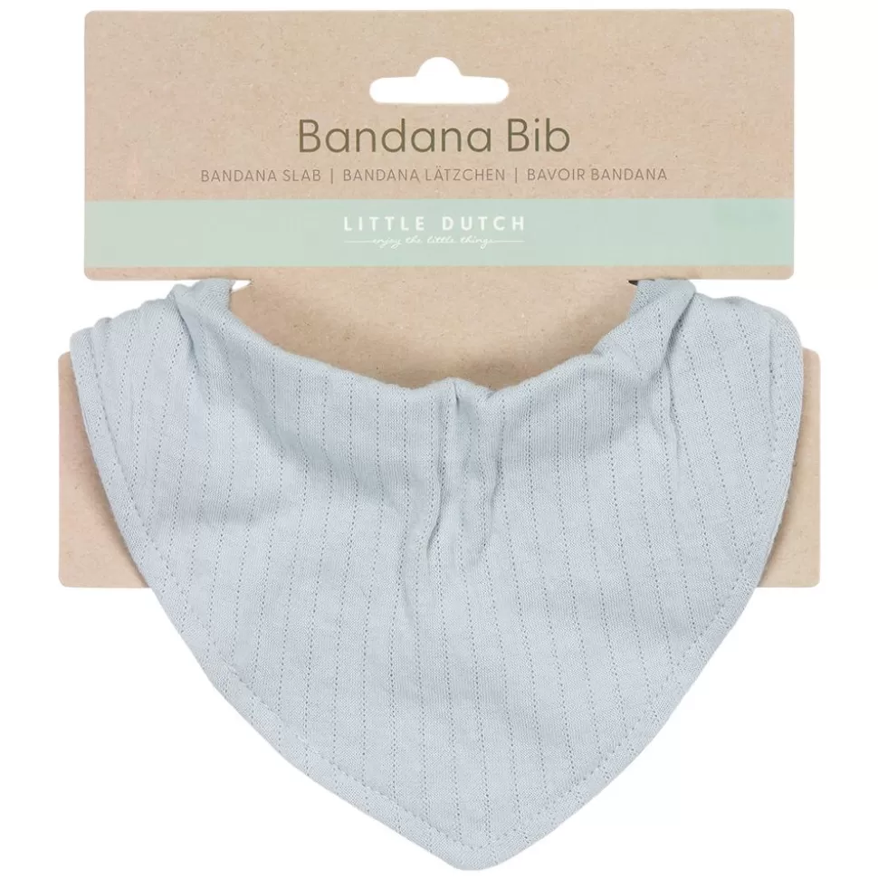 Bavoir Bandana Pure - Soft Blue | Little Dutch Fashion