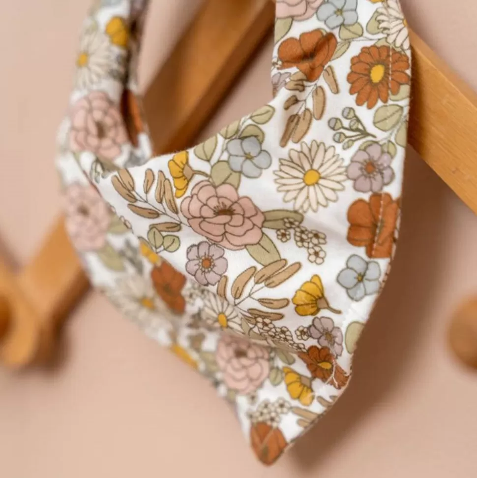 Bavoir Bandana Vintage - Little Flowers | Little Dutch Flash Sale