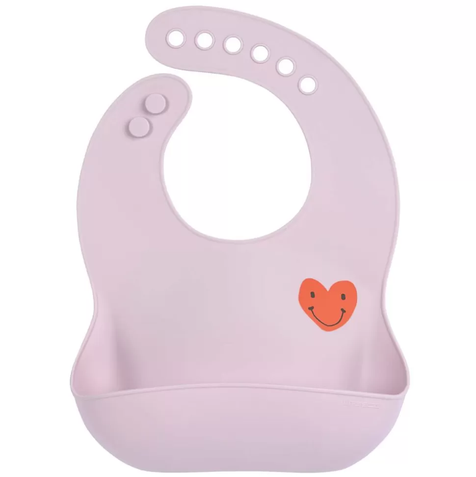 Bavoir En Silicone Happy Rascals - Coeur | LÄSSIG Clearance