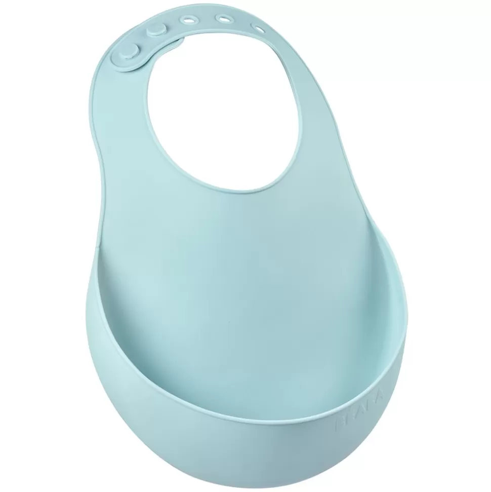 Bavoir Silicone - Airy Green | BÉABA Outlet