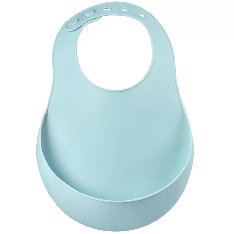 Bavoir Silicone - Airy Green | BÉABA Outlet