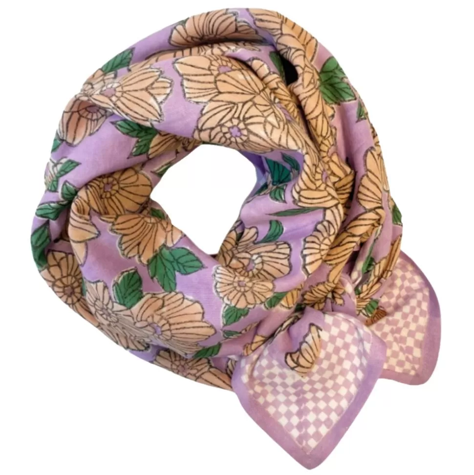 Big Foulard Latika Bloom - Lavande | Apaches Store