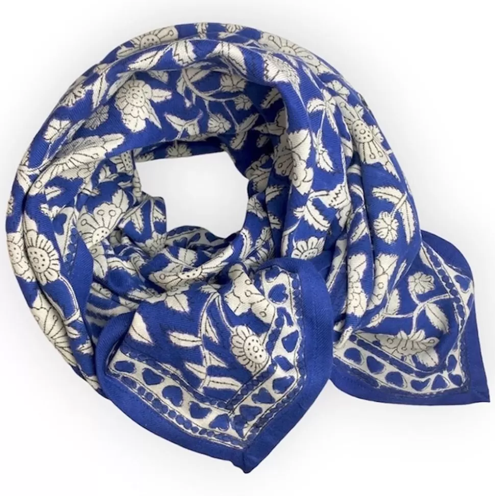 Big Foulard Latika Coeur - Majorelle | Apaches Online