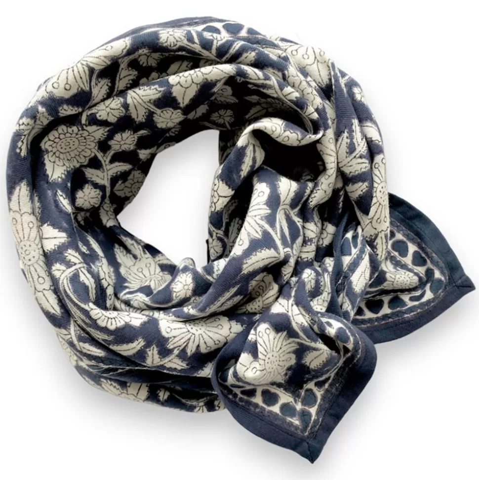 Big Foulard Latika Coeur - Orage | Apaches Sale