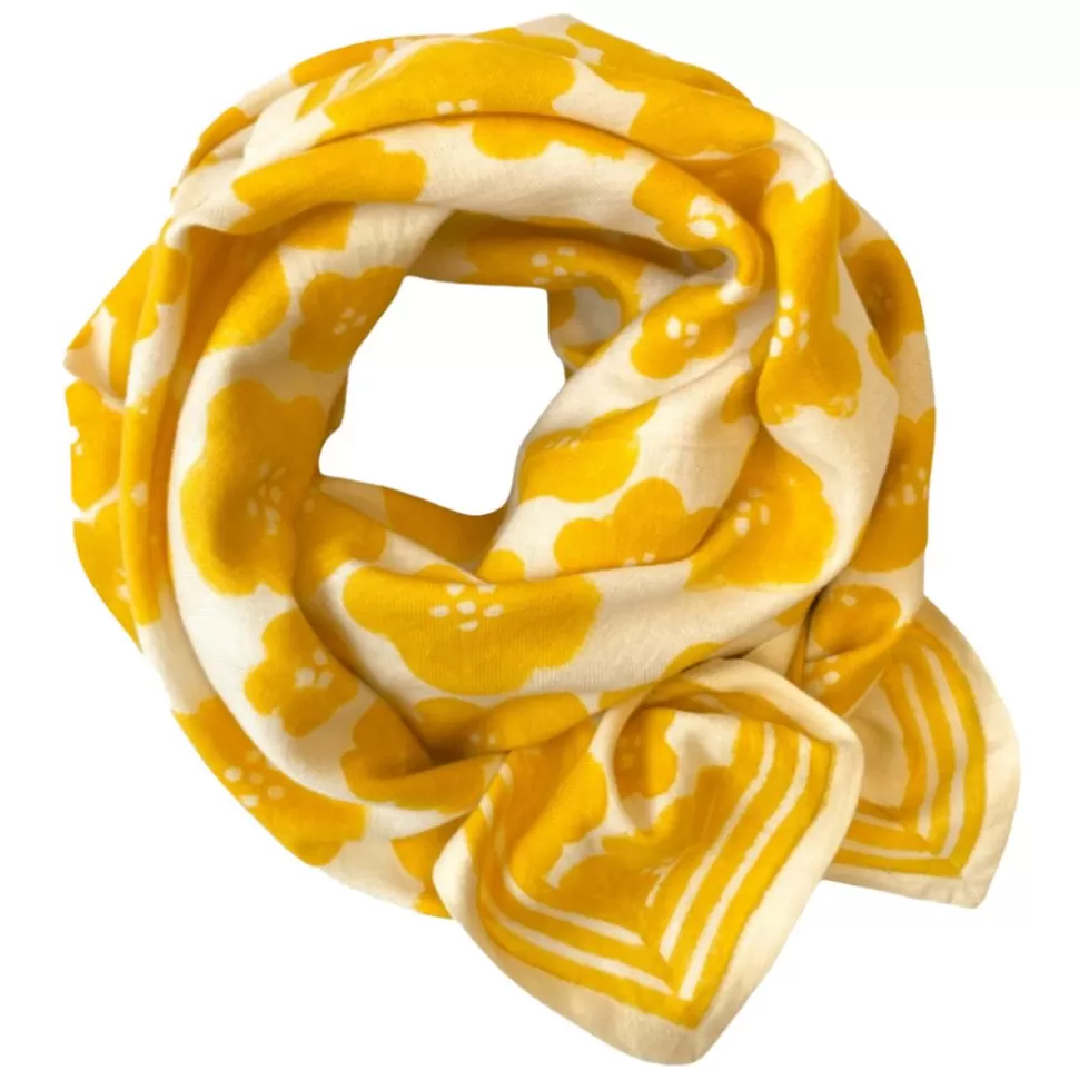 Big Foulard Latika Flora Bold - Citron | Apaches Online