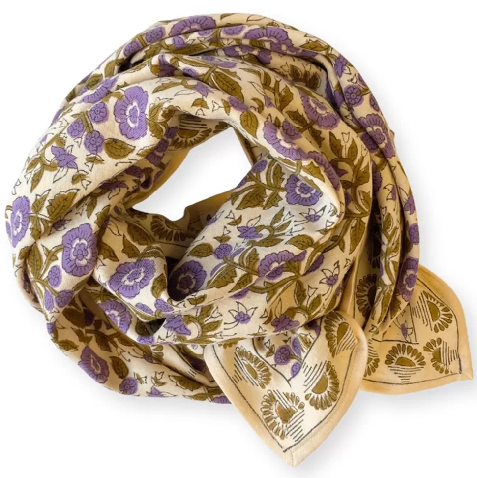 Big Foulard Latika Soleil - Amande | Apaches Fashion