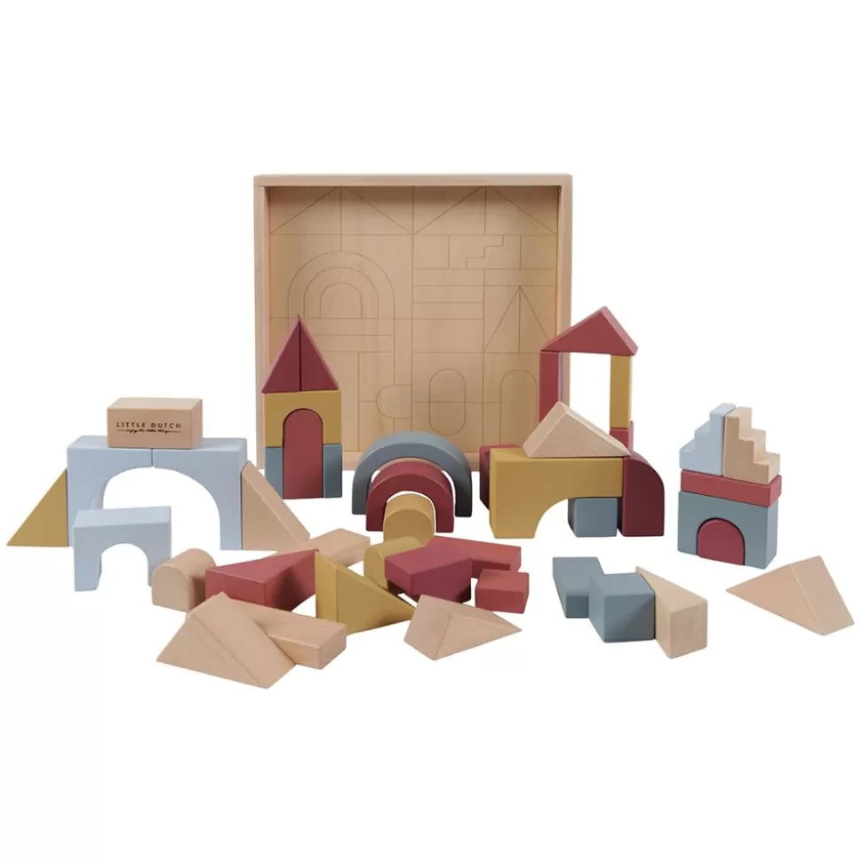 Blocs De Construction En Bois Pure | Little Dutch Discount