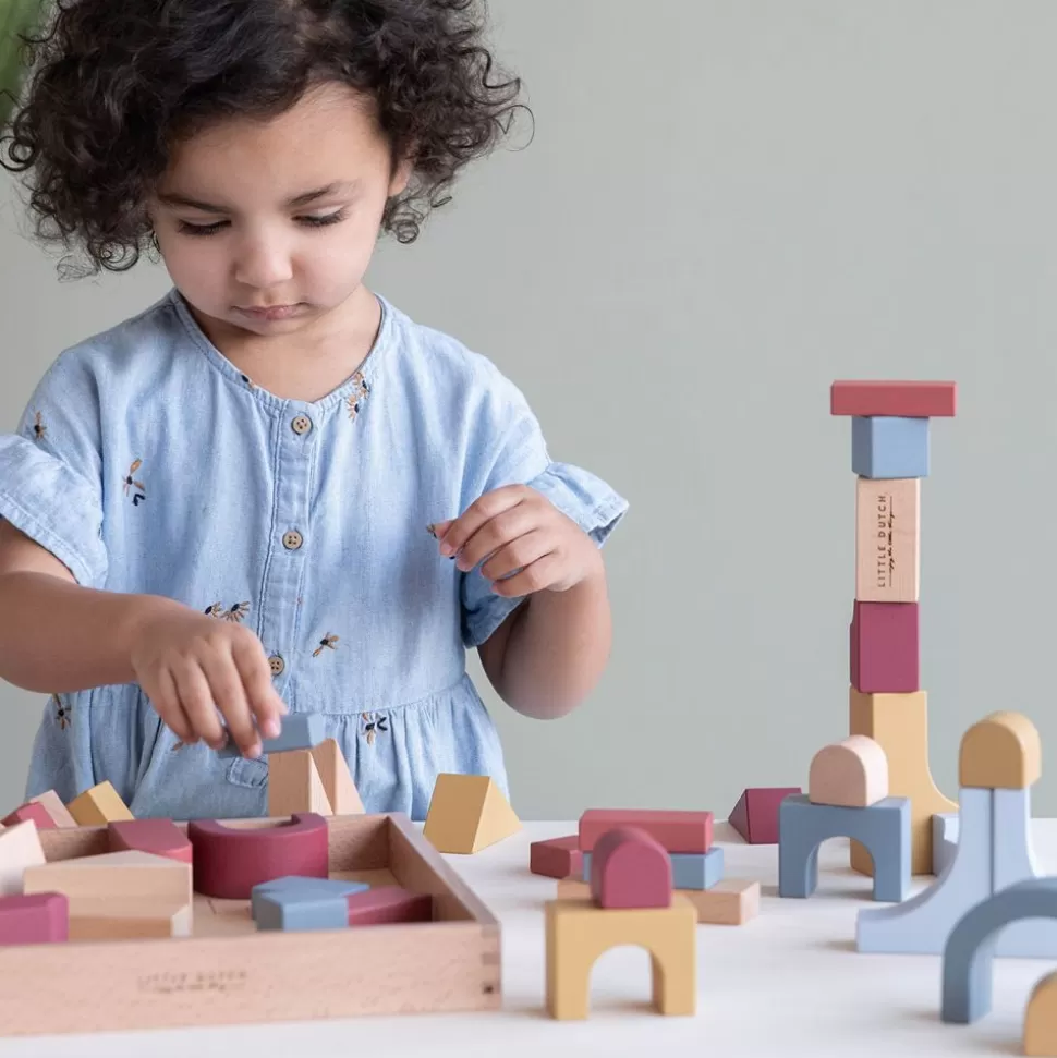 Blocs De Construction En Bois Pure | Little Dutch Discount