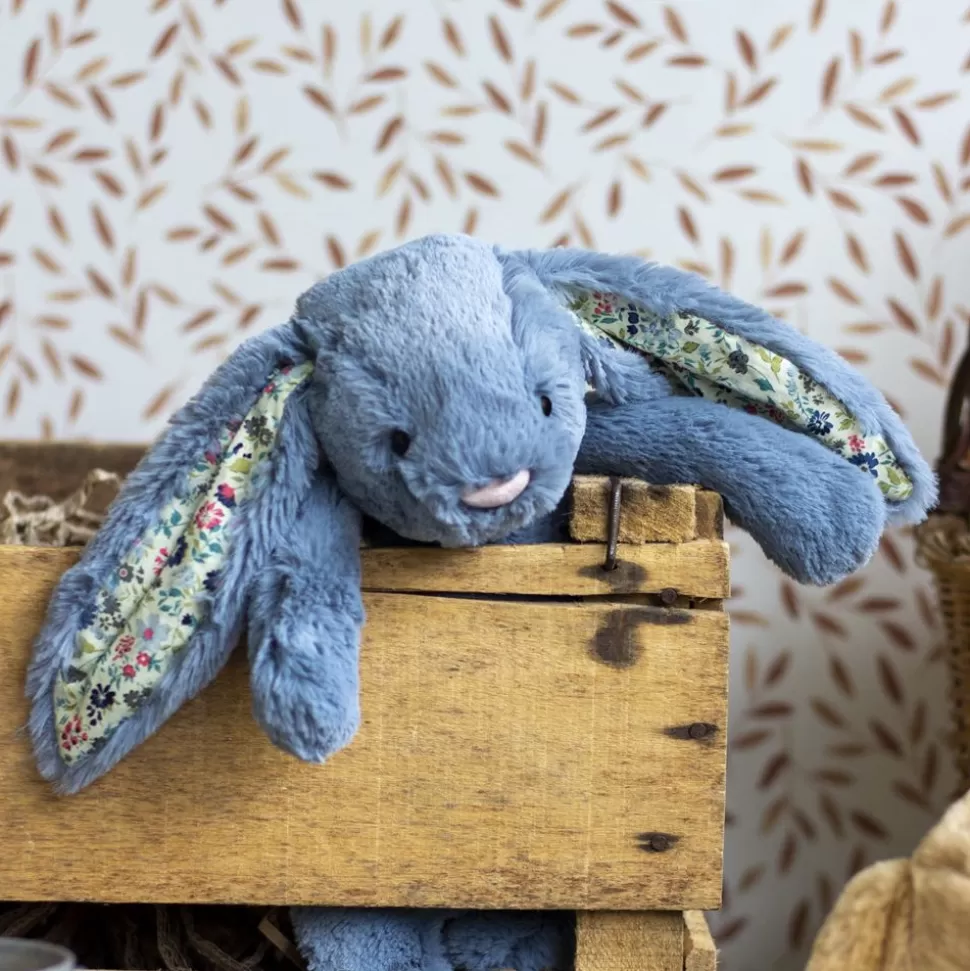 Blossom Dusky Blue Bunny - Medium | Jellycat Clearance