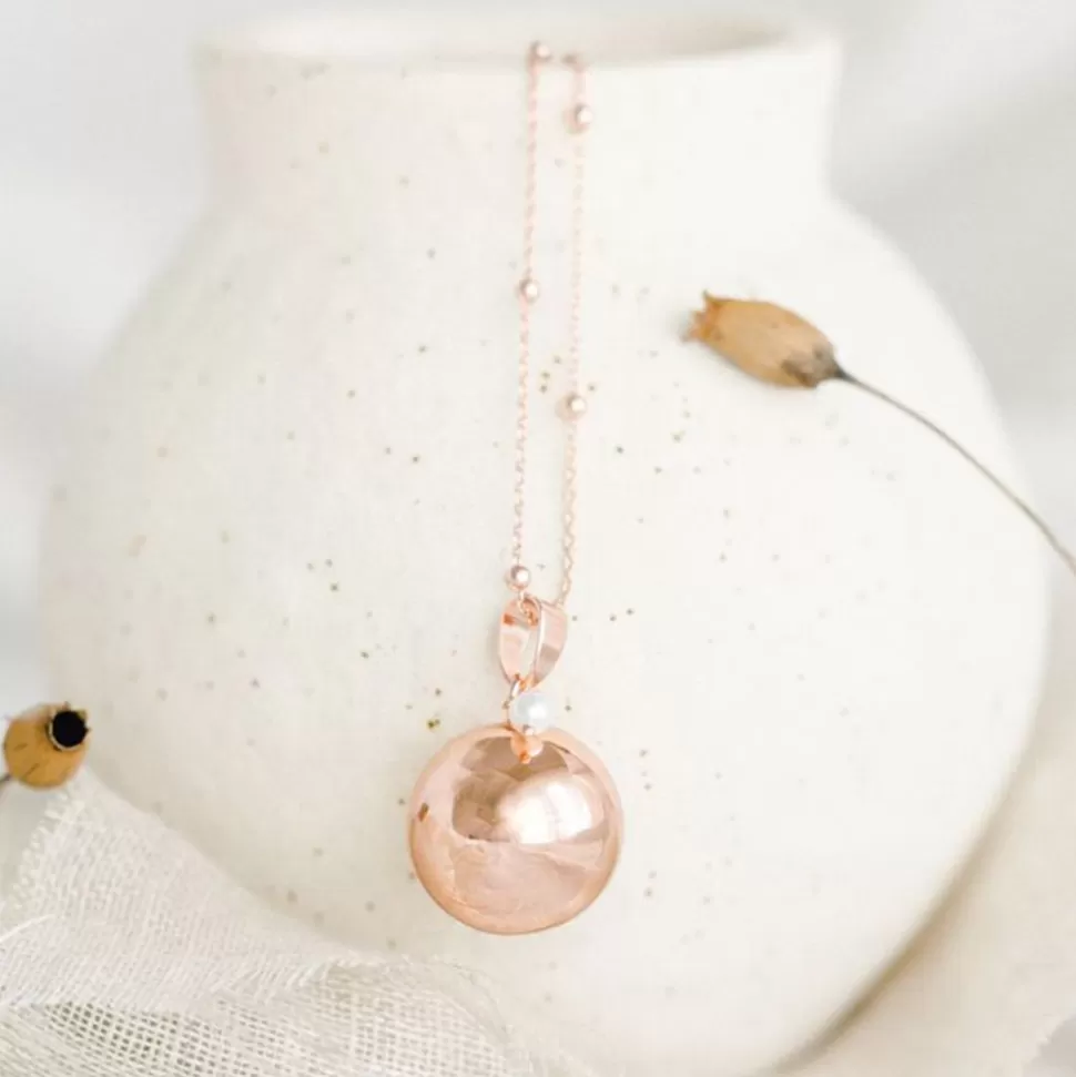 Bola De Grossesse Pernelle Elegance - Chaine Or Rose | Pleine Lune Best Sale