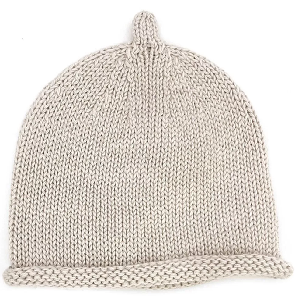 Bonnet De Naissance Tricot Beige - 0/1 Mois | Babyshower New