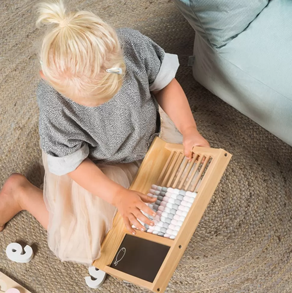 Boulier Compteur En Bois - Grey & Pink | Jollein Fashion