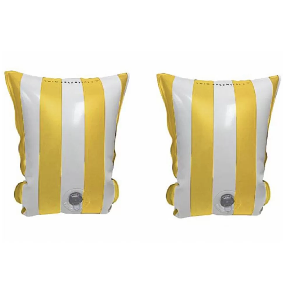 Brassards Yellow White Striped - 0/2 Ans | Swim Essentials Shop