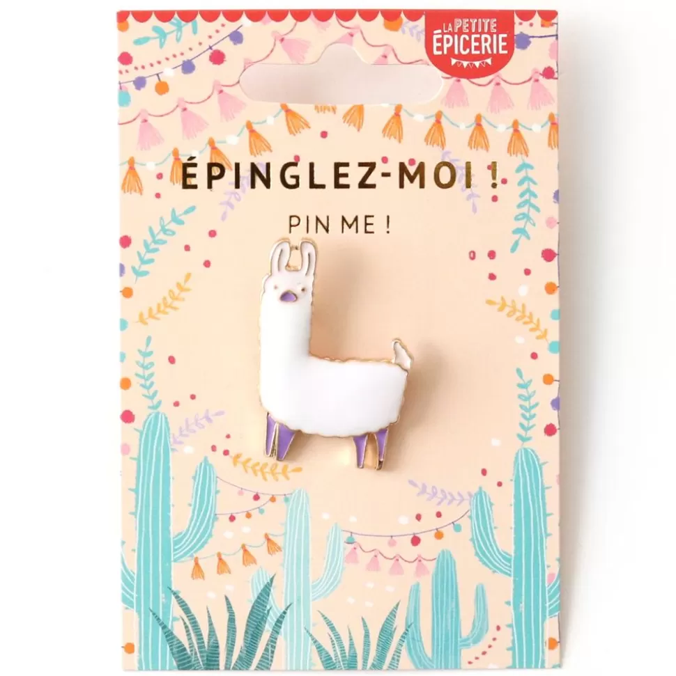 Broche Pin'S Emaille - Lama | La Petite Epicerie Outlet