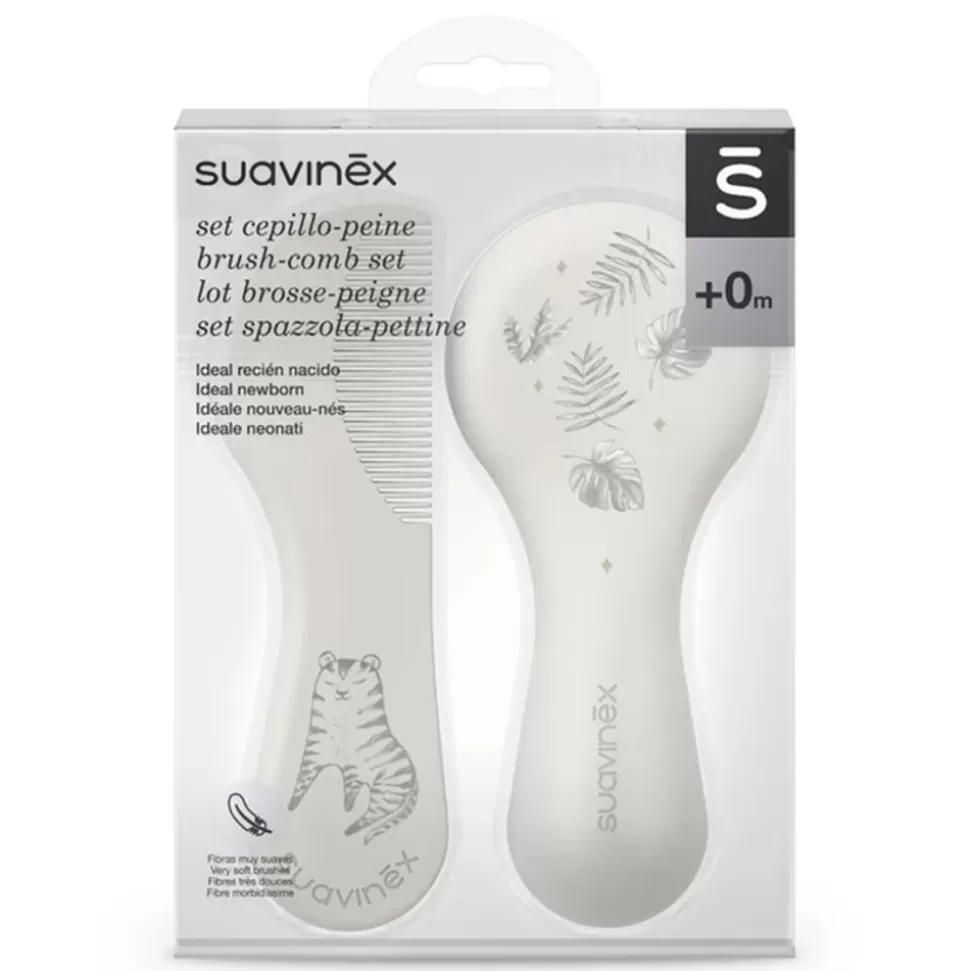 Brosse Et Peigne Hygge Baby - Gris | Suavinex Clearance