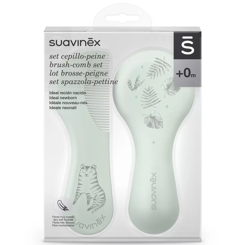 Brosse Et Peigne Hygge Baby - Vert | Suavinex Cheap