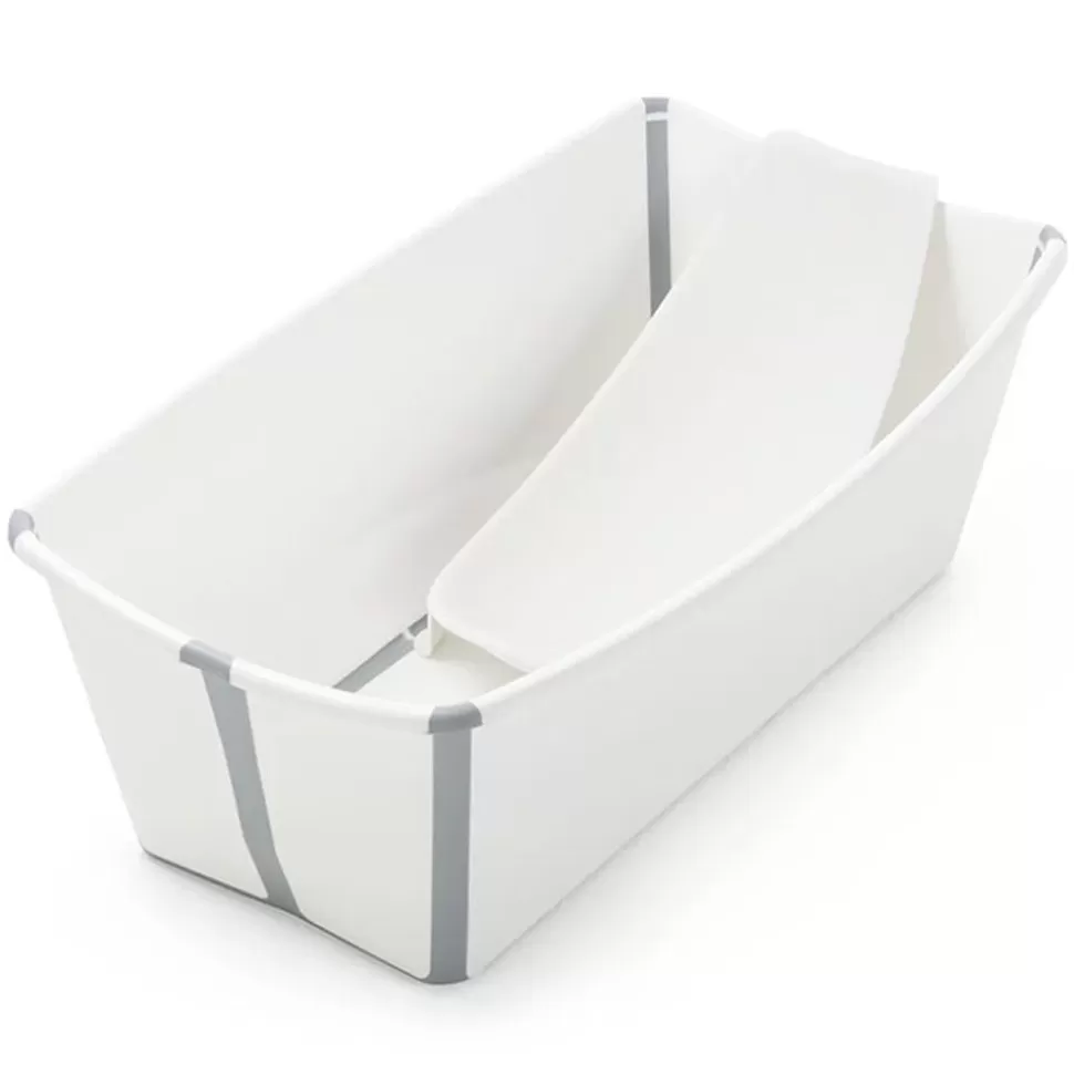 Bundle Baignoire Pliable Flexi Bath Et Transat De Bain Flexi Bath - Blanc | Stokke Cheap