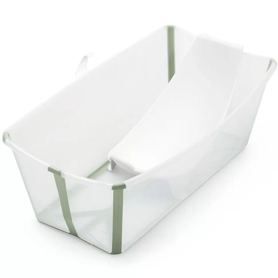 Bundle Baignoire Pliable Flexi Bath Et Transat De Bain Flexi Bath - Vert Transparent | Stokke Best Sale