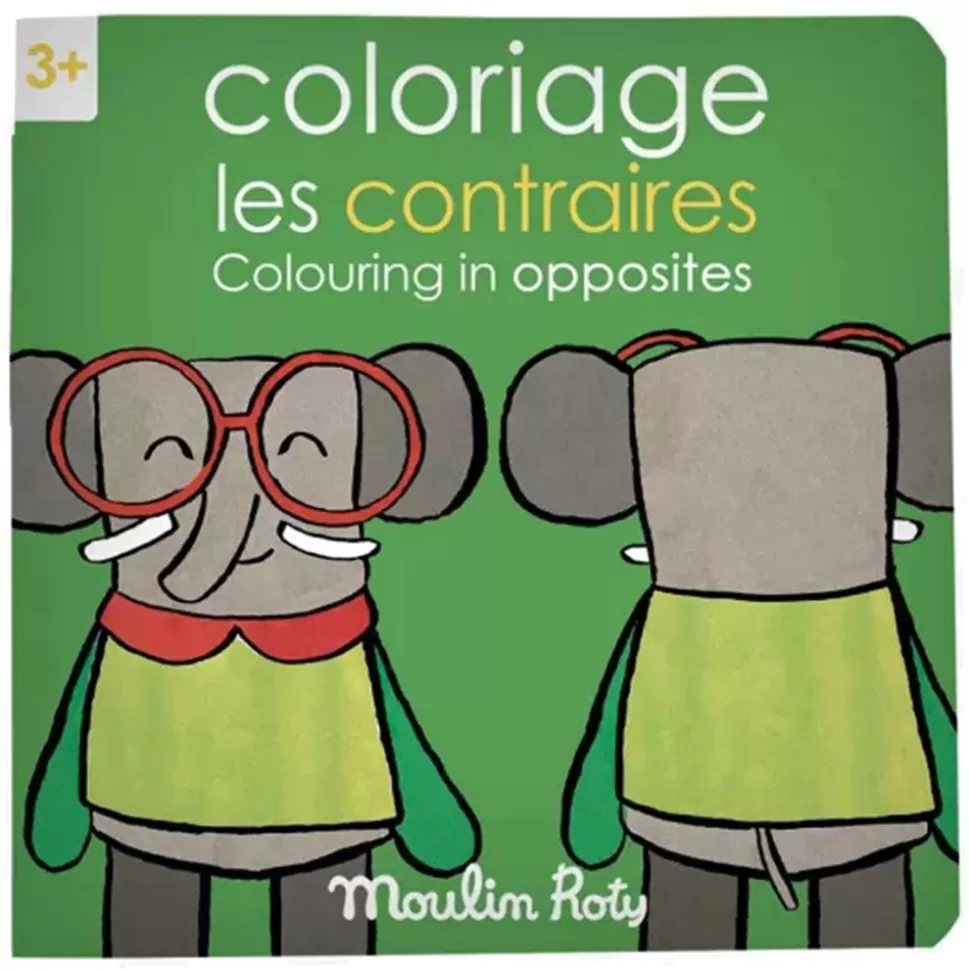 Cahier De Coloriage Les Contraires - Les Popipop | Moulin Roty Hot