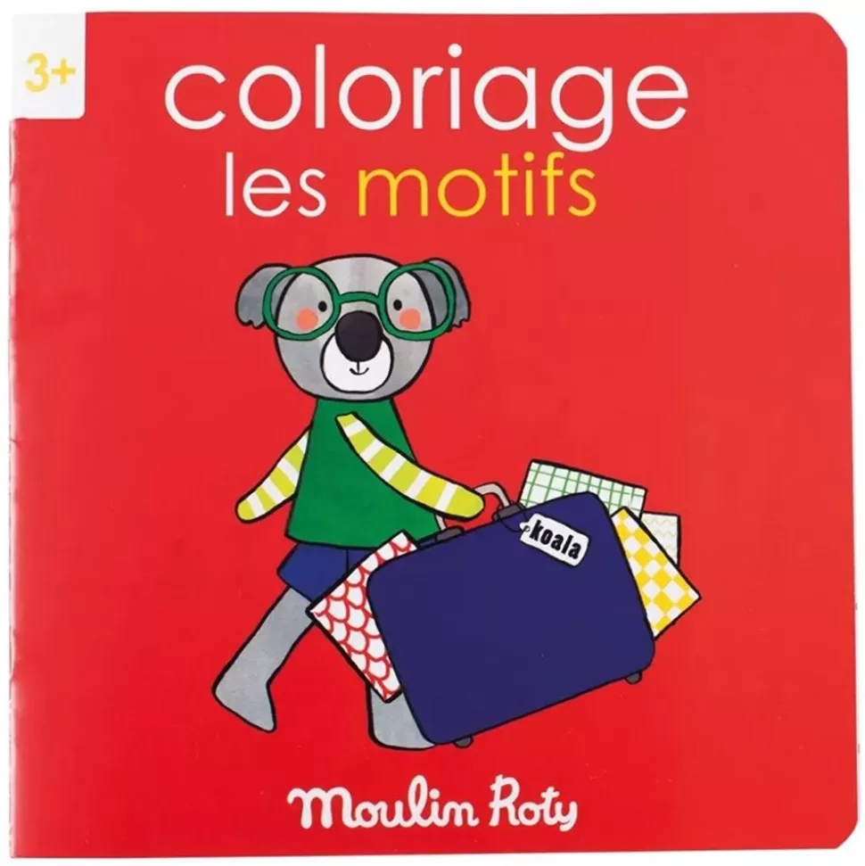 Cahier De Coloriage Les Motifs - Les Popipop | Moulin Roty Store