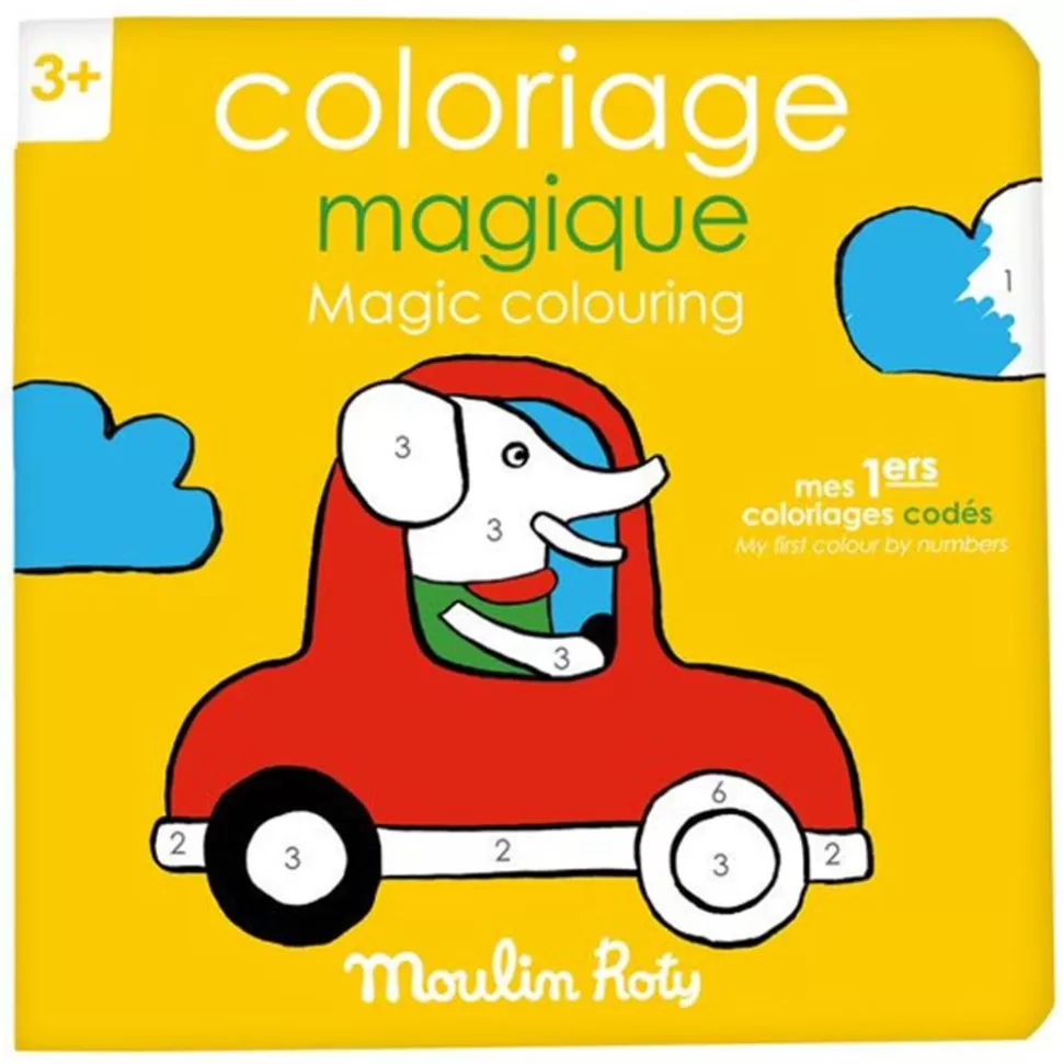 Cahier De Coloriage Magiques - Les Popipop | Moulin Roty Shop