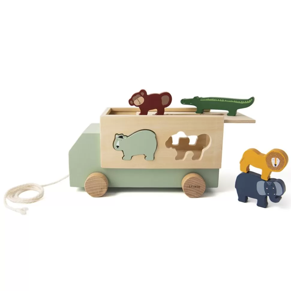 Camion En Bois Animaux | Trixie Baby Store