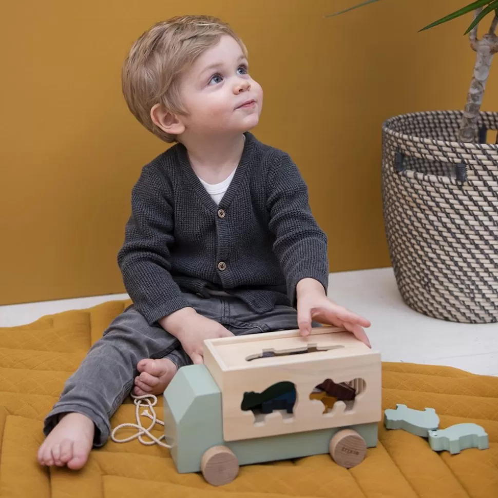 Camion En Bois Animaux | Trixie Baby Store