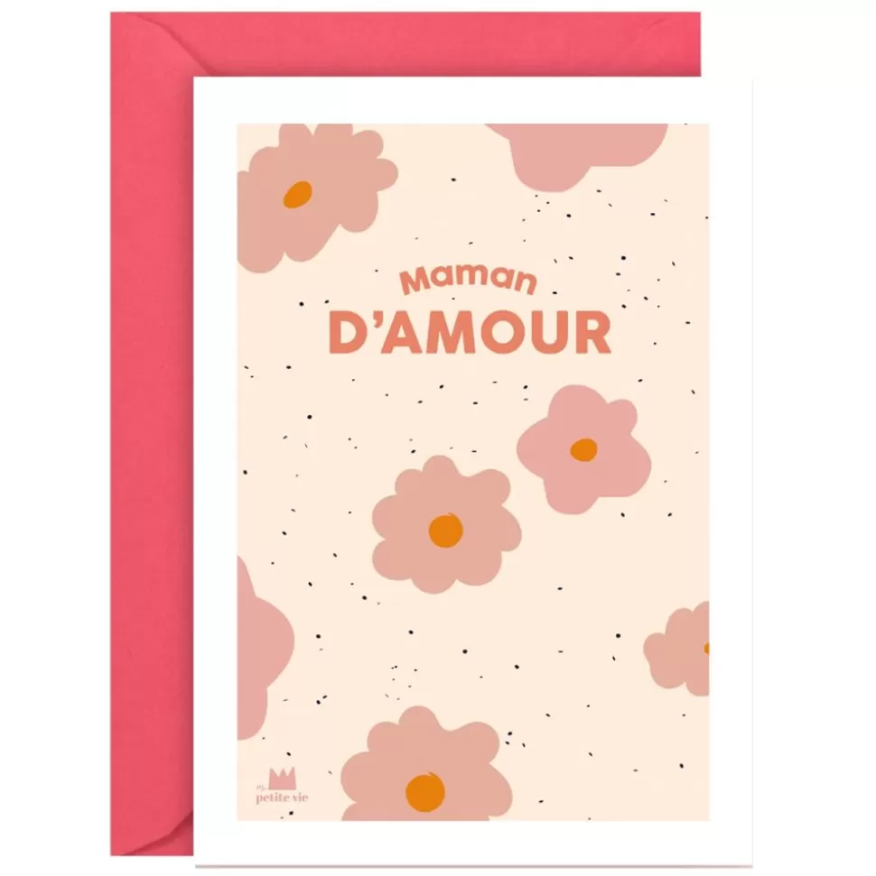 Carte Maman D'Amour | Ma petite vie Discount