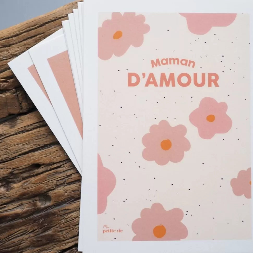 Carte Maman D'Amour | Ma petite vie Discount