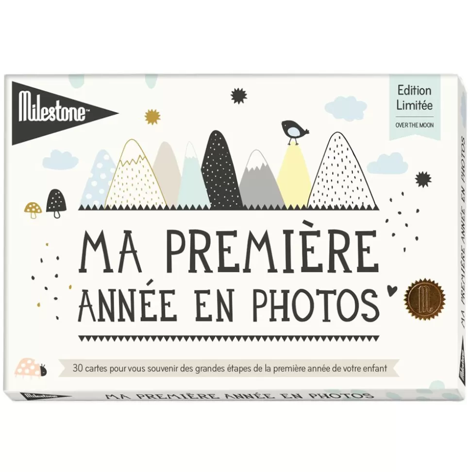 Cartes Ma Premiere Annee En Photos - Over The Moon | Milestone Fashion