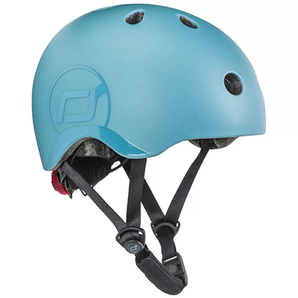 Casque Bleu Acier - Taille S | Scoot & Ride Discount