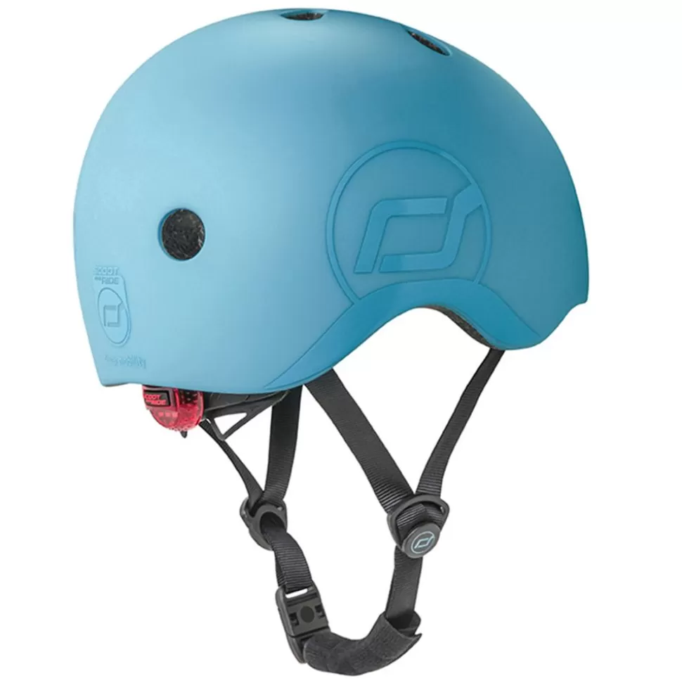 Casque Bleu Acier - Taille S | Scoot & Ride Discount