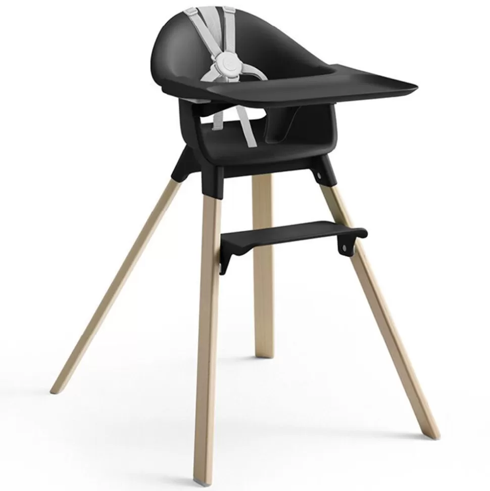 Chaise Haute Clikk - Noir Naturel | Stokke Best Sale