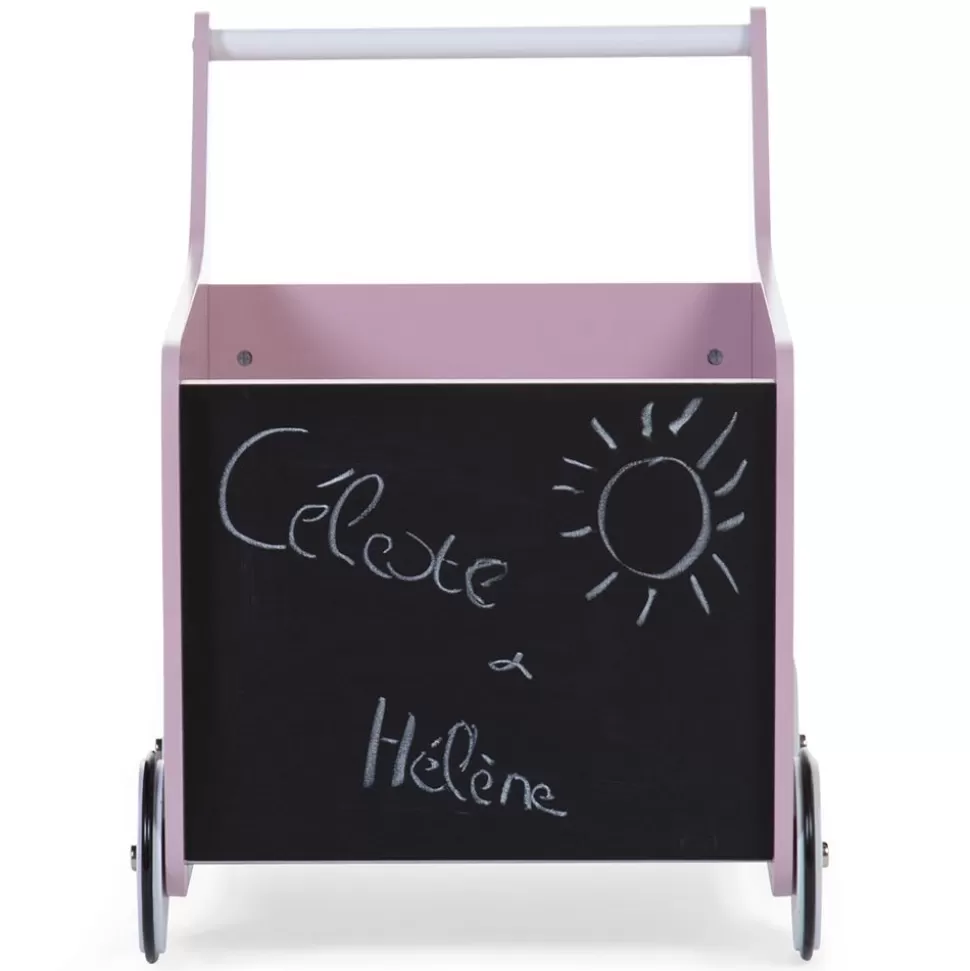 Chariot De Marche En Bois - Rose | Childhome Flash Sale