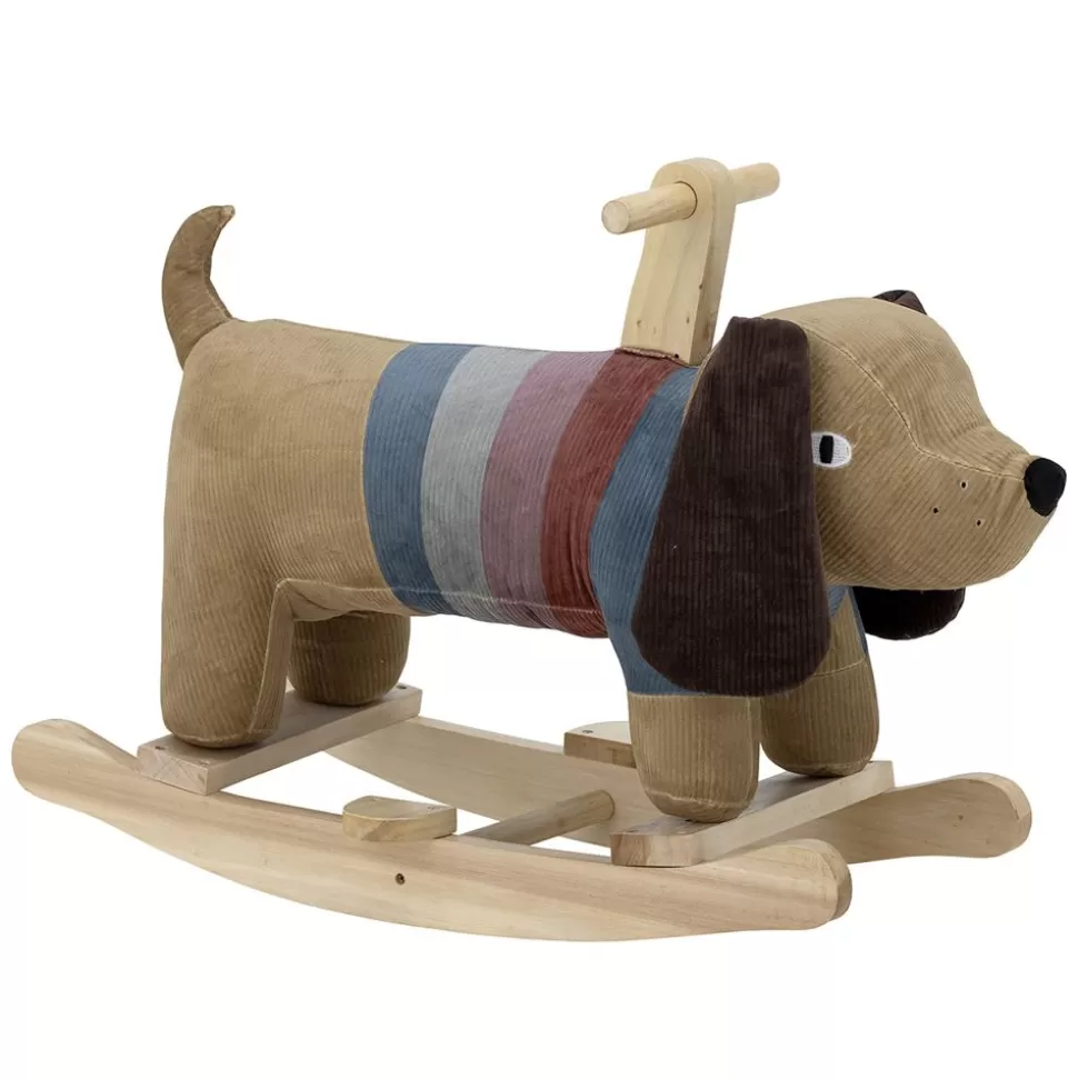 Charlie Le Chien A Bascule - Marron | Bloomingville Best